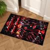 Naruto Character Personalized Name Floor Mat Design for Living Rooms Entryway Playrooms Dormitory Anti-slip Rug Office Home Decor Best for Christmas