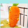 Plush Carrot Shape Baby Pillow With Soft Short Pile Fabric For Sleep And Play