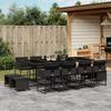 VidaXL Garden Dining Set with Cushions 13 Pcs, Table and Chairs with Foldable Backrest, Outdoor Furniture Patio 3211339