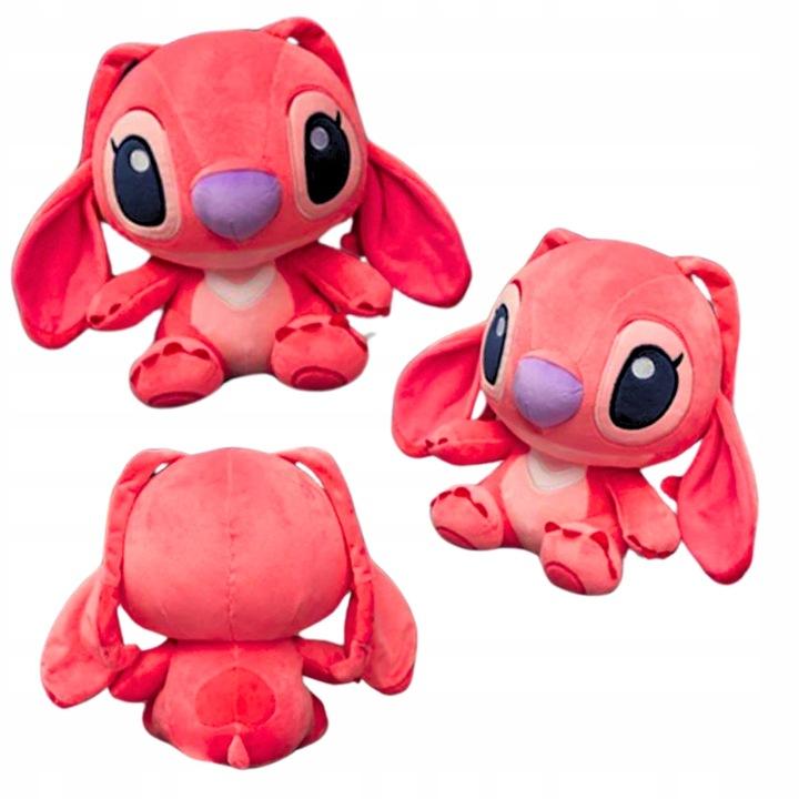 Maskotka Stich Różowy 30Cm Milutki Pluszak Dla Dzieci Zabawka