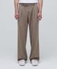 Lightweight Real Wide Hidden Banding Slacks [Dusty Beige]
