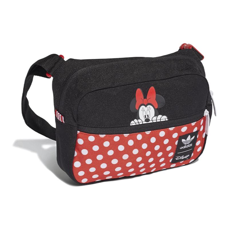 Adidas Originals Disney Collaboration Polyester Crossbody Bag, Shoulder Bag Unisex Red Black Multicolor Adidas GN3228