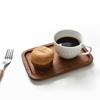 Japanese Solid Wood Rectangular Walnut Tray - Dinner, Dessert, or Fruit Plate