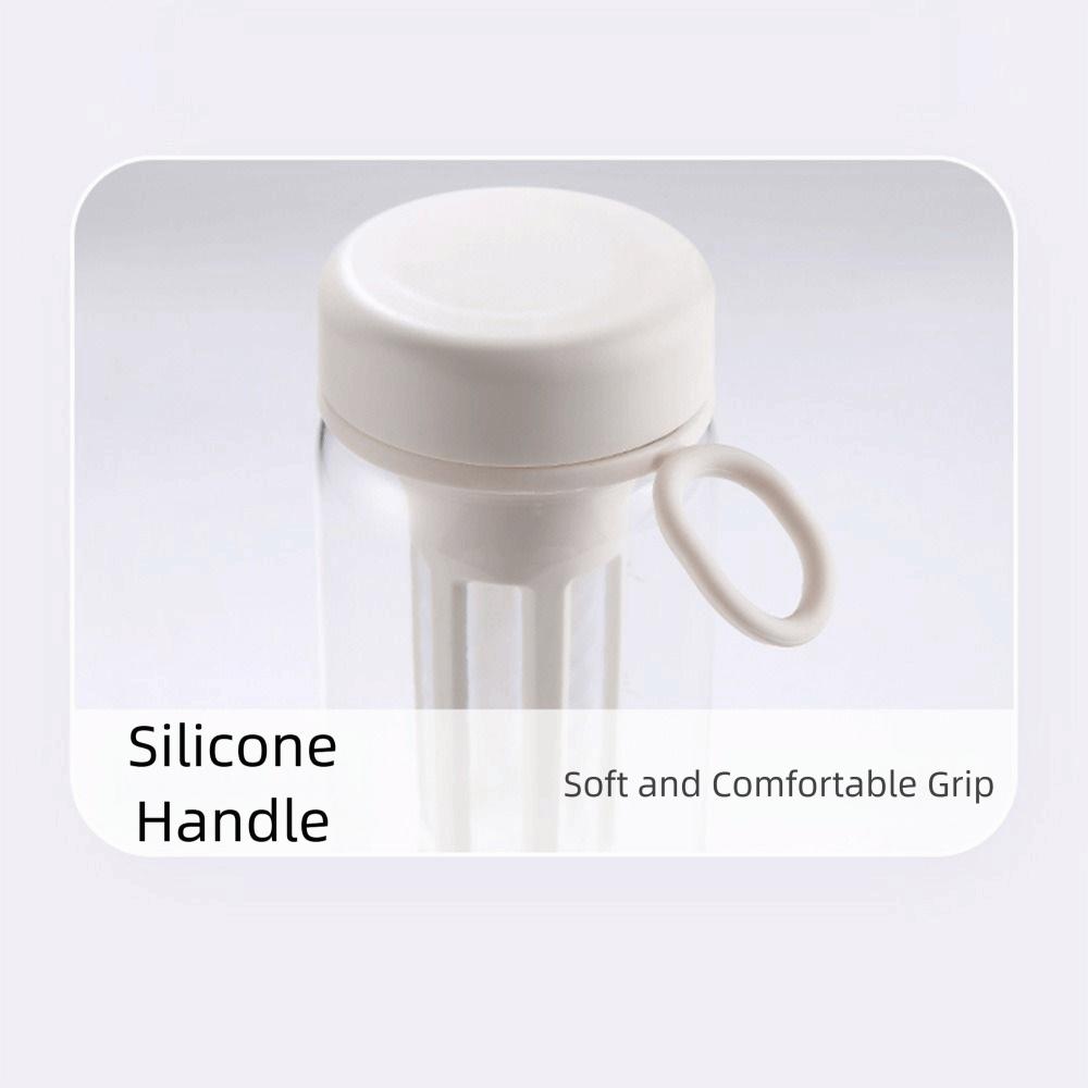 Soft Silicone Handle Cold Brew Coffee Maker Airtight Lid Iced Tea Infuser Sports Activities