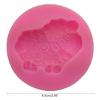 Cake Chocolate Clay Soap Cute Sheep Baking Fond Polymer Craft Art DIY Molds Tool