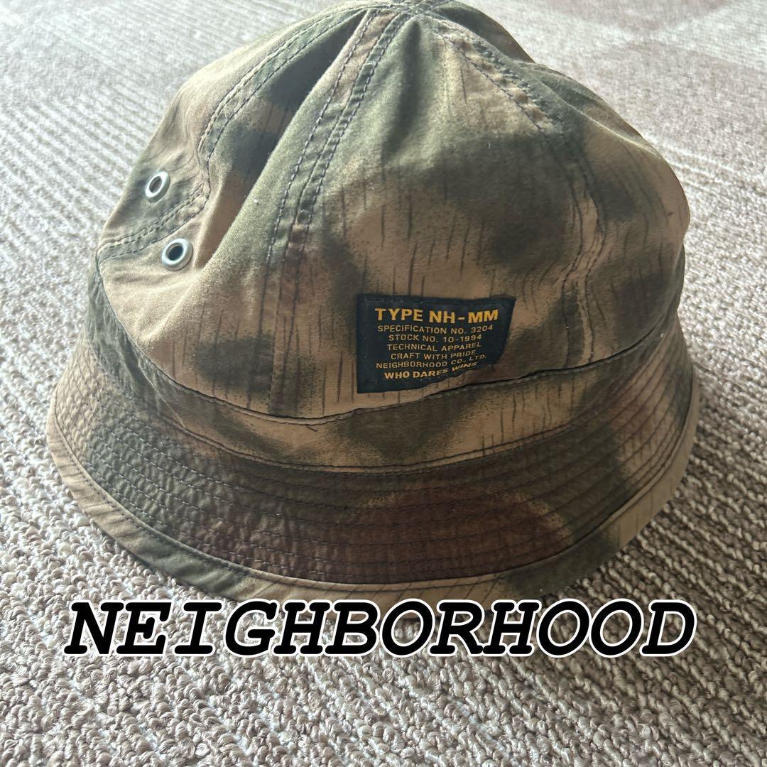 Used NEIGHBORHOOD TYPE NH-MM camouflage hat