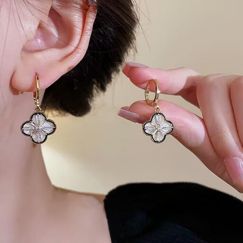 925 Silver Needle Geometric Pearl Earrings For Women Fashion Earrings Flowing Tassel Earrings Elegant Jewelry