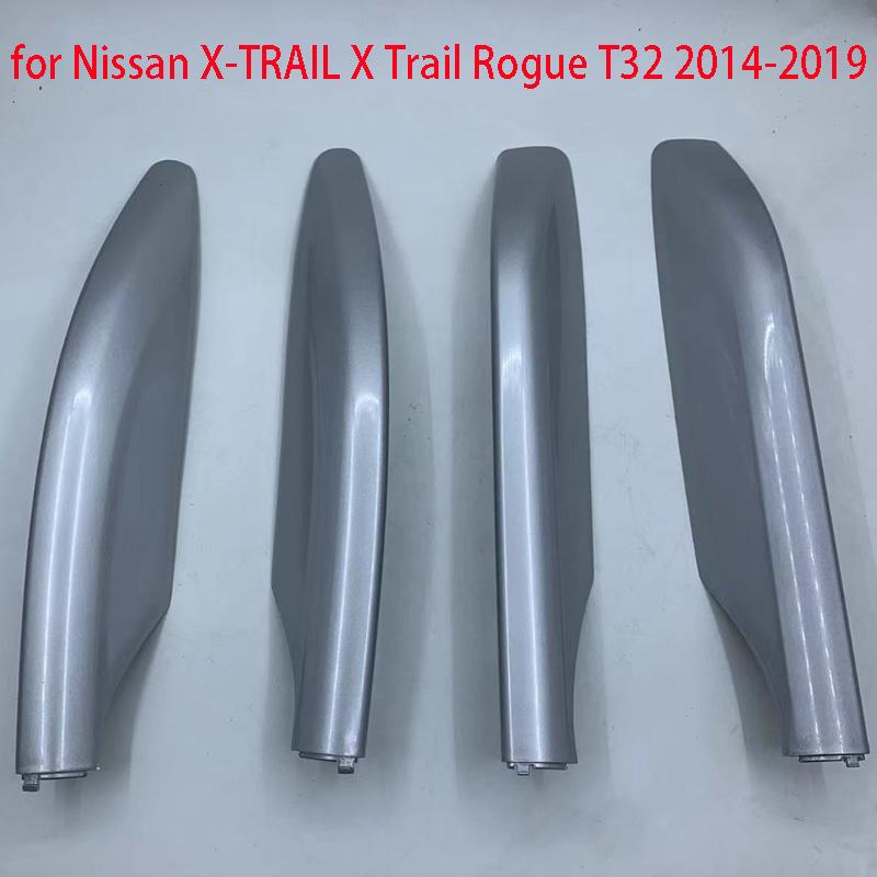 Roof Rack Luggage Rack For NISSAN X-TRAIL X Trail Rogue  Bar Rail End Cover Shell Cap Trim T32 2014-2019