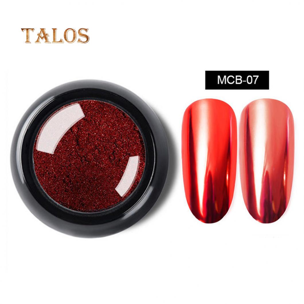 

Порошок для маникюра с эффектом металлического блеска