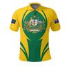 Australian flag polo shirt lapel short sleeve top summer trend clothes 3D printing oversized t-shirt