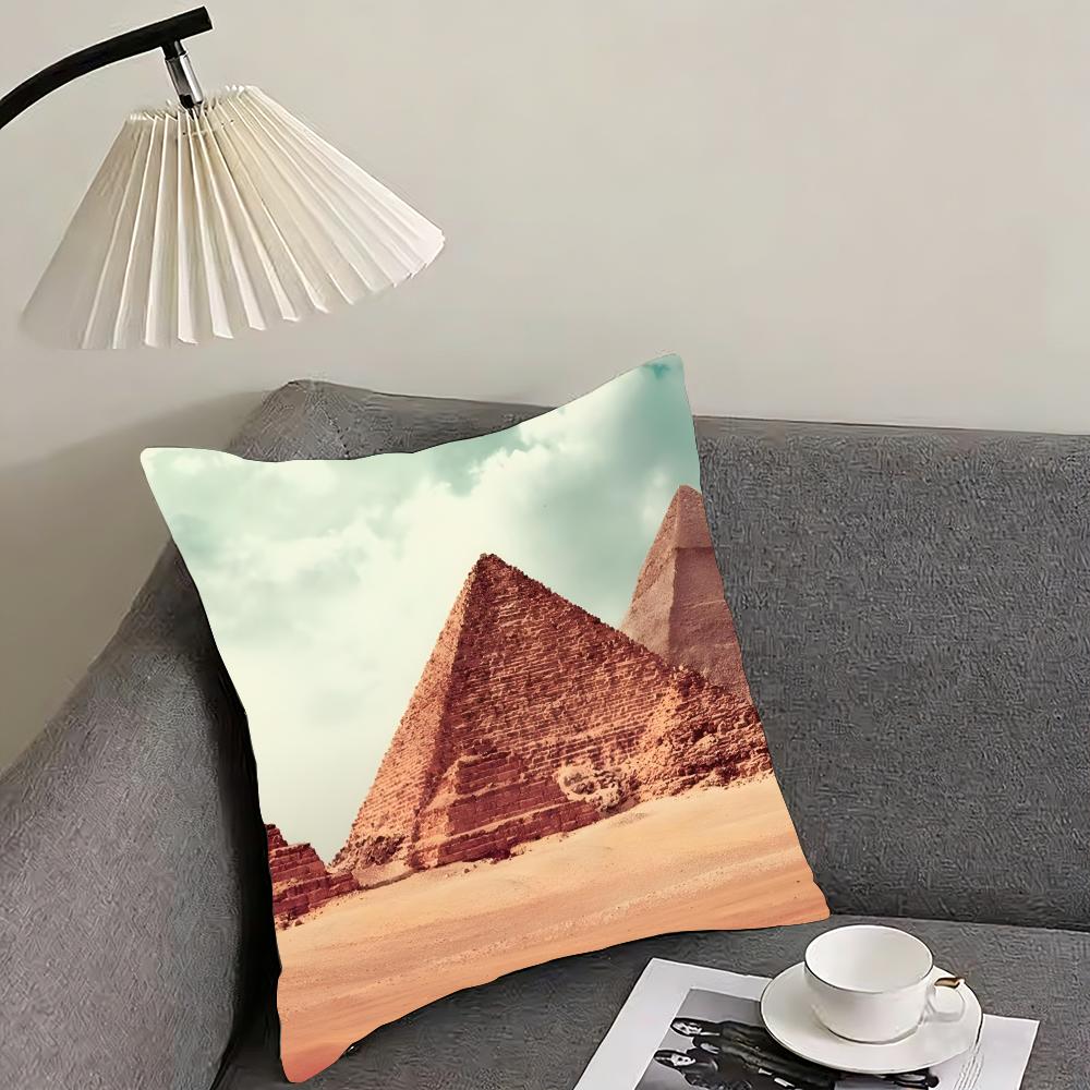 

Pyramid Fashion Cushion Cover Pillowcase Ultra Soft Skin Friendly Fabric Cloud Like Comfort Concealed Zipper 30x30cm