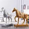 Resin Horse Statue Art Miniatures Figurine Nordic Style Horse Ornaments  Christmas