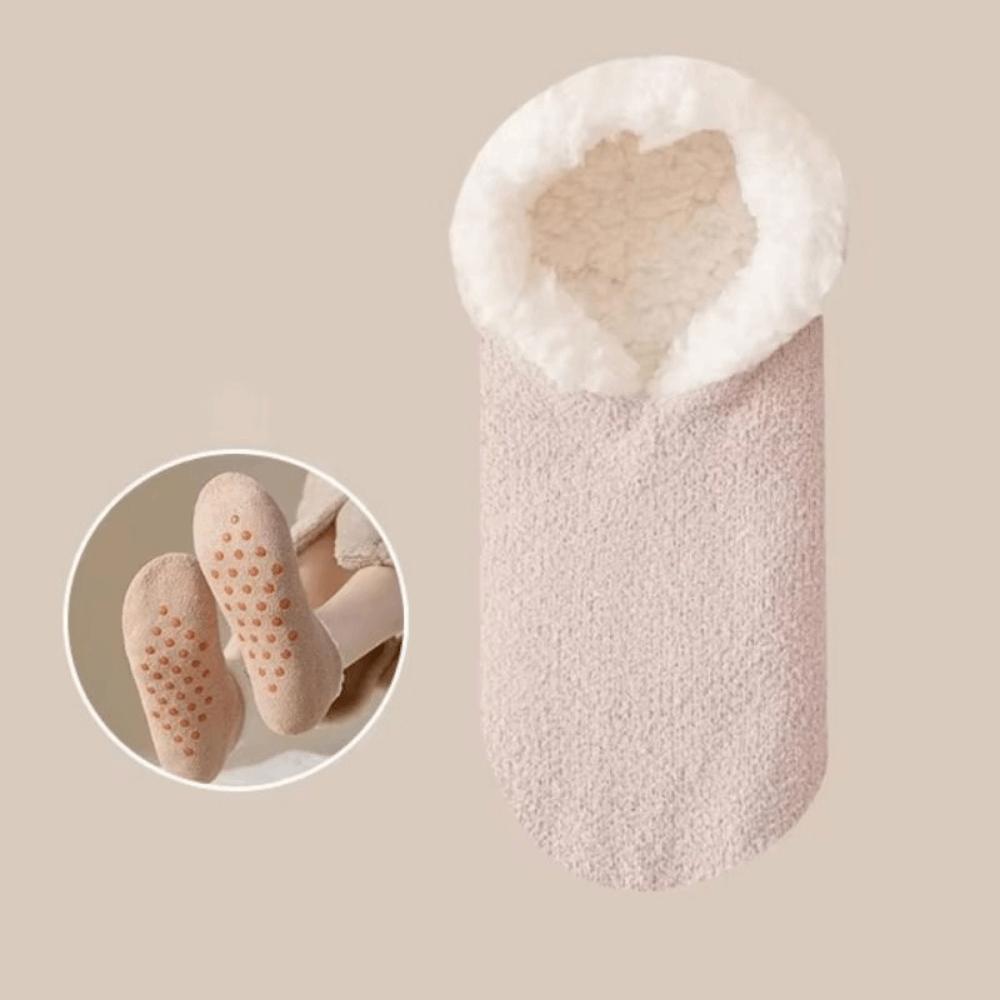 Non-slip Bottom Lamb's Wool Socks Thickened Winter Warm Sock Lamb Fleece Socks Living Room