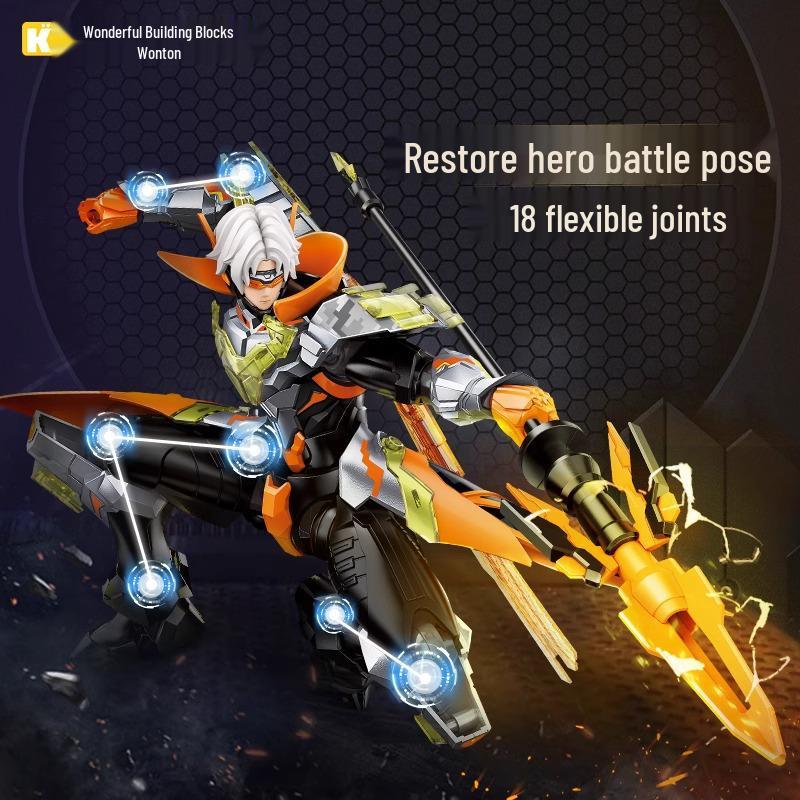 Sun Shangxiang Mecha Building Blocks - Compatible with LEGO, Action Figure Assembly Toy for Boys, Perfect Birthday Gift