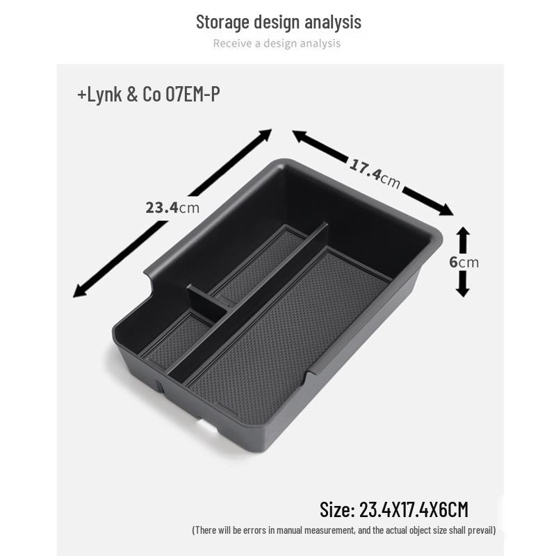 Lynk&Co 07EM-P Center Console Armrest Storage Organizer