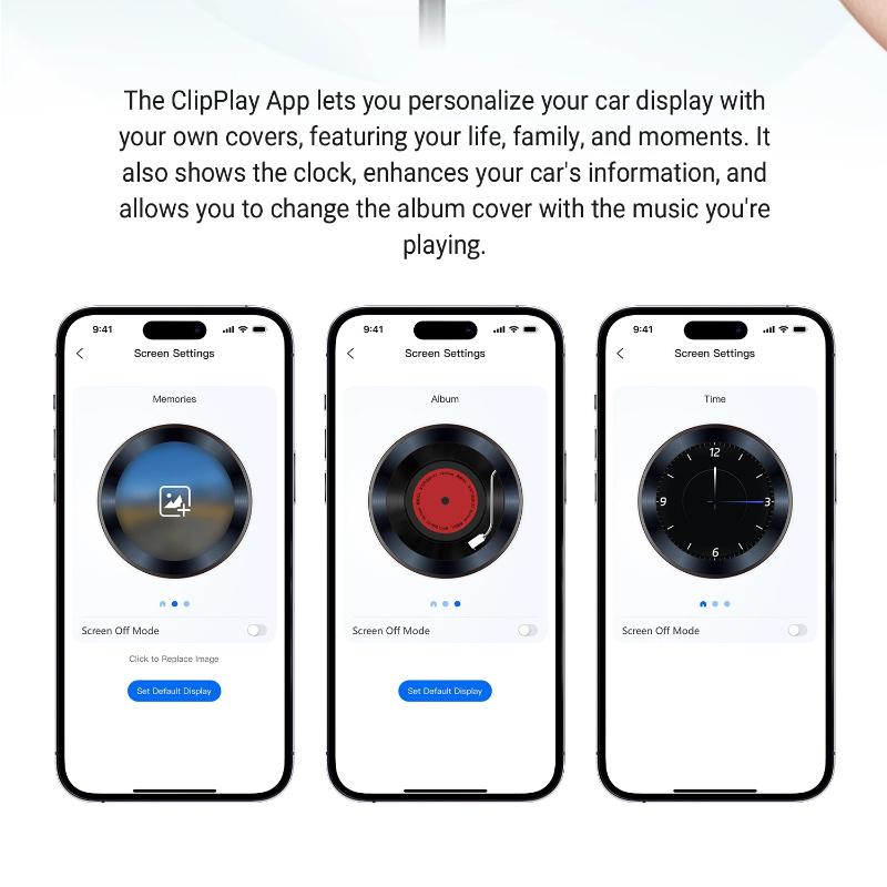 Wired To Wireless CarPlay Converter, Car Smart Connectivity and Entertainment System Adapter, Upgraded Air Freshener Clip