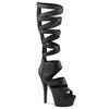 15cm Scarpe Sexy da Pole Dance da Donna Décolleté Festa Club Scarpe con Tacco Alto con Plateau Estive Peep Toe Taglie Forti
