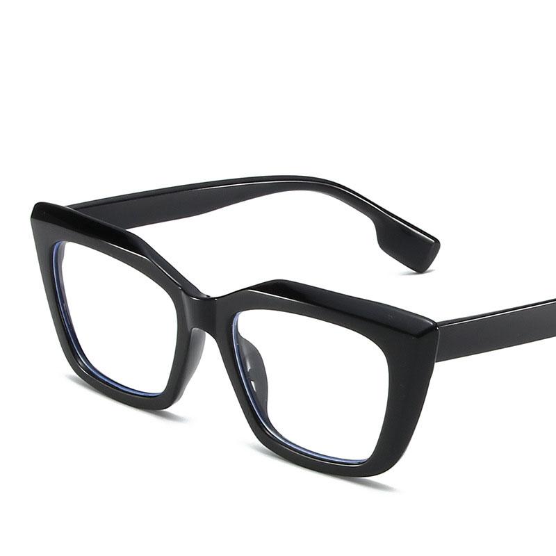

Vintage Anti Blue Light Optical Cat Eye Glasses Women Luxury Brand Designer Myopia Prescription Eyeglasses Double Color Frame