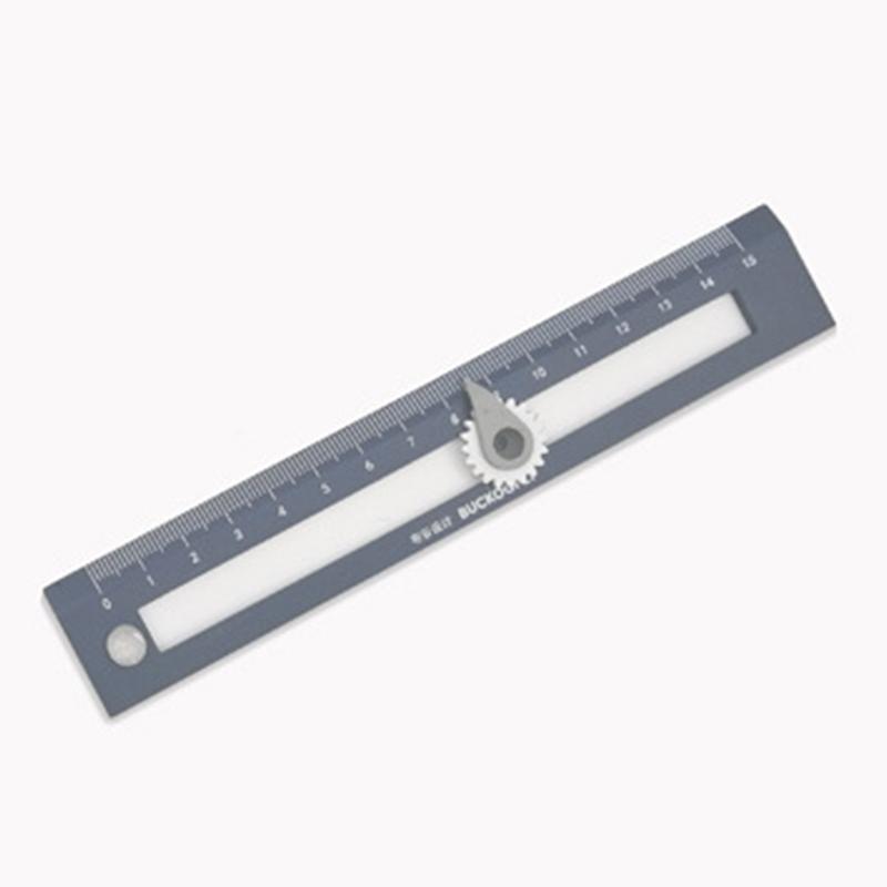 

1Pcs 2-in-1 Multifunctional Compass Drawing Ruler Straightedge Compass Ruler Geometric Measuring Tools For Office School Home темно-синього кольору