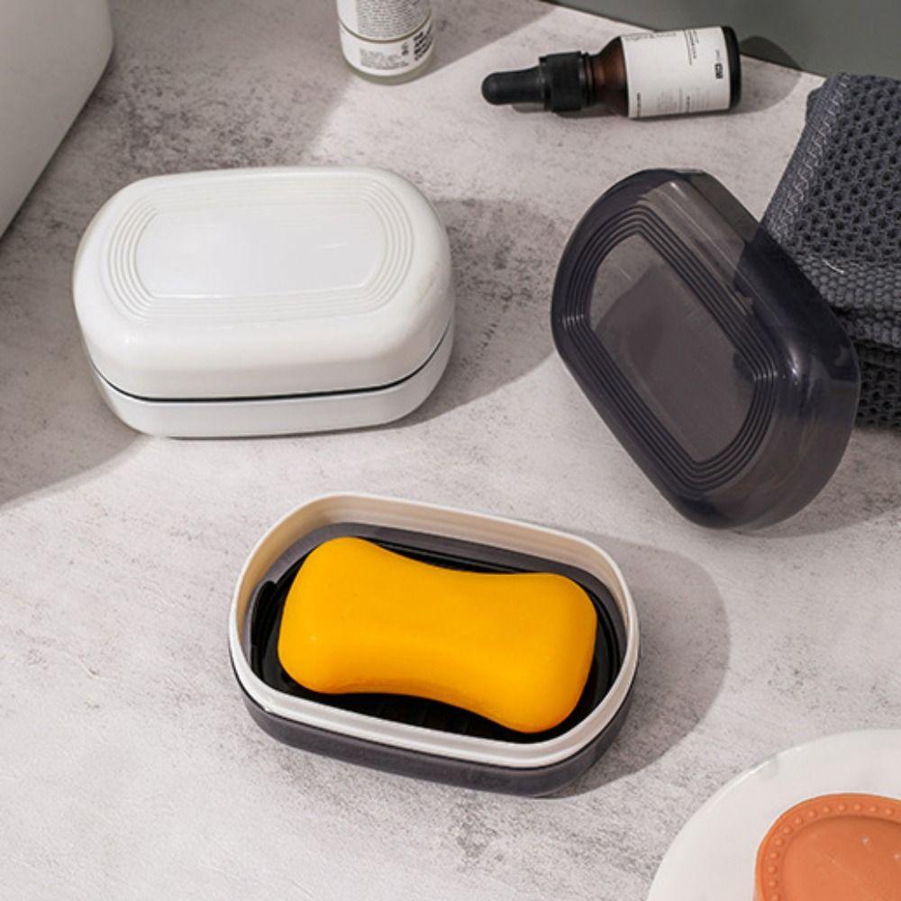 Leak-Proof Travel Soap Dish Reusable Soap Container Household Sealed Soap Rack  Hotel