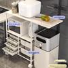 Stainless Steel Kitchen Microwave Oven Shelf & Prep Table