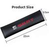 xkzh8 Car Carbon Fiber Seat Belt Protective Shoulder Cover for Seat Ibiza Leon Ateca Altea Arona Tarraco Toledo Exeo Auto Accessories