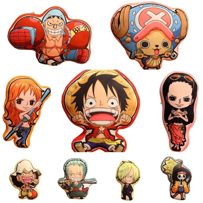 Creative One Piece Plush Pillow Cartoon Luffy Zoro Chopper Cushion Kids Festival Gift Characters)