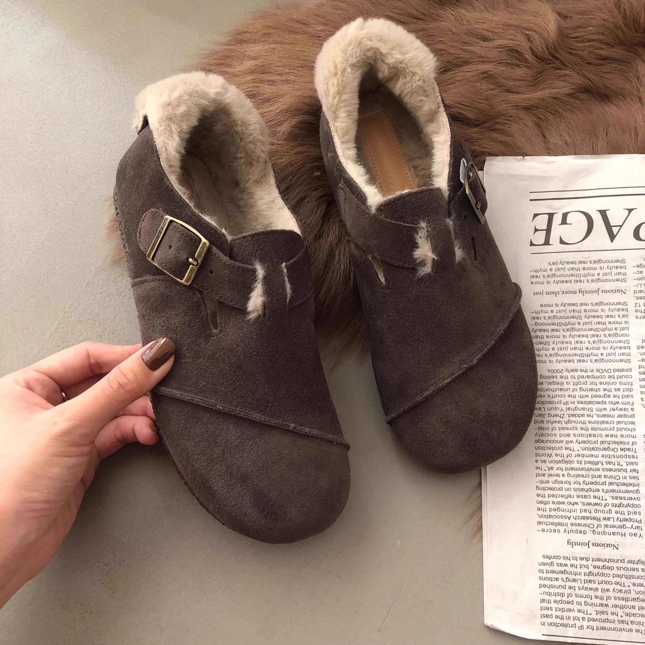 

Модные повседневные женские туфли AGJS с коротким носком, мокасины с круглым носком, меховые универсальные осенние платья, новые осенне-зимние резиновые женские сапоги 40