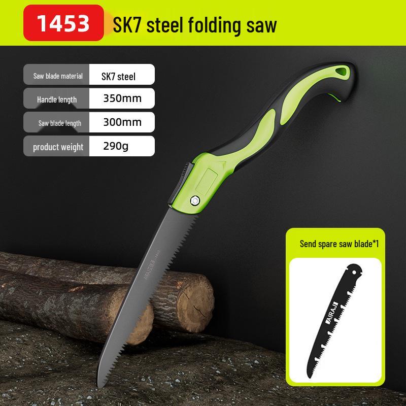 Compact Folding Hand Saw for Woodworking and Tree Cutting