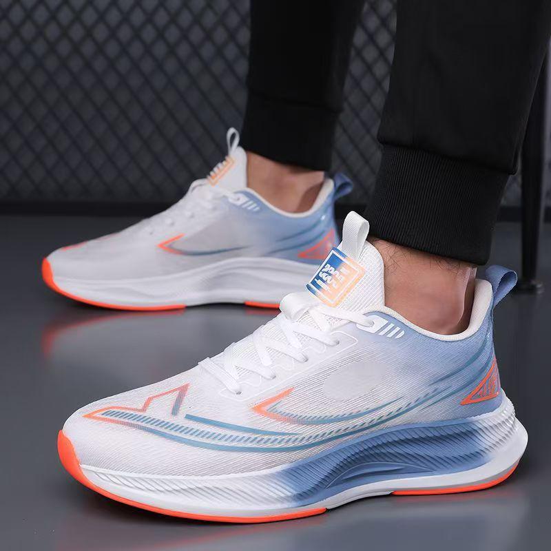 2025 Spring Men's Breathable Fishnet Running Shoes - Lightweight, Fashionable, Versatile, Outdoor Trendy Sports Footwear