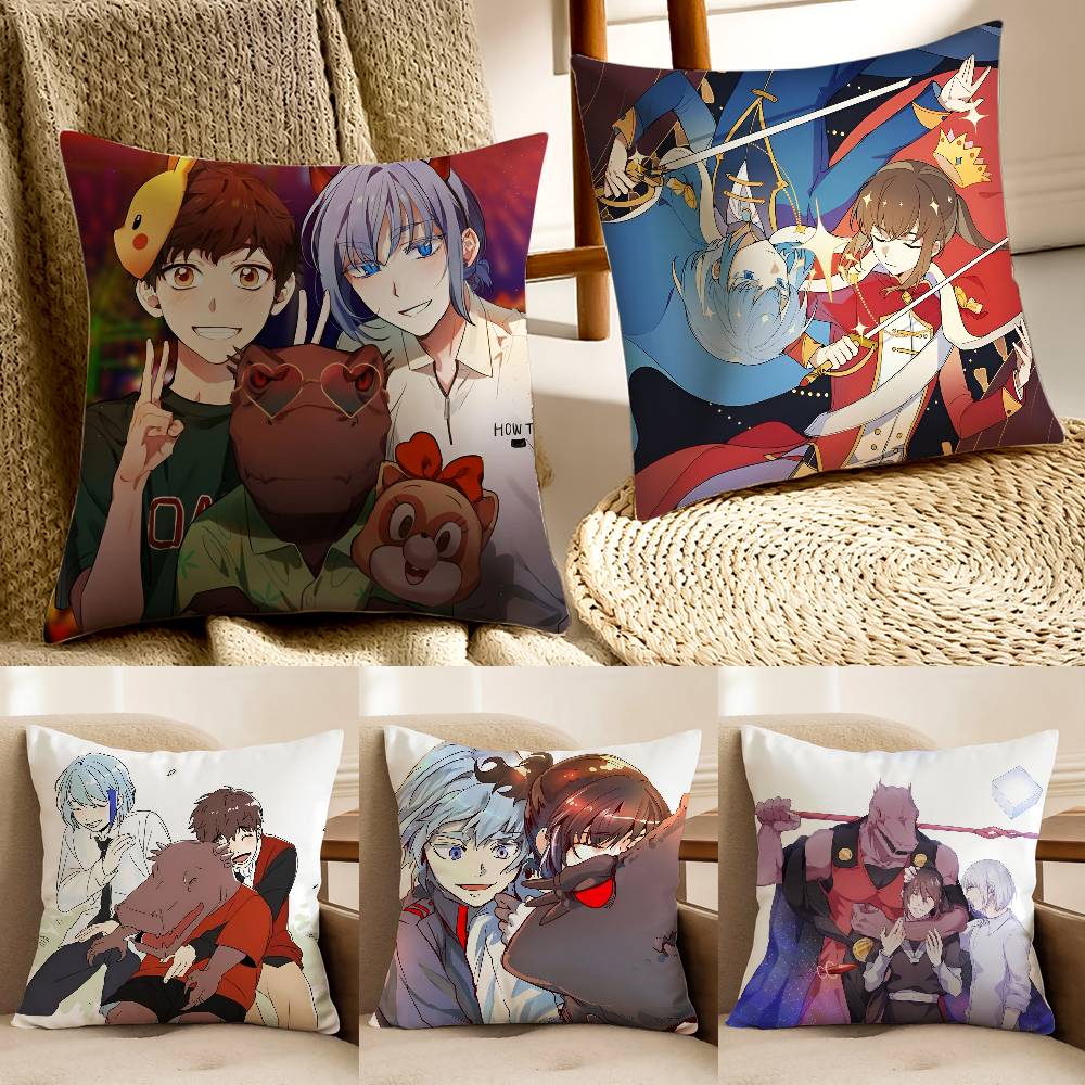 Tower of God Pillow Case Anti-dustmite Invisible zipper Sofa Bed