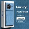 HotFire Phone Case for Vivo X80, Vivo X80 Protective Cover, Upgraded Skin-Like Matte Lens Full Protection Silicone Case - Coral Blue
