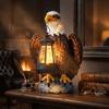 Weather-Proof Eagle Garden Statue Resin Material Bird Sculpture Ornament  Yard Decor