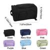 Oxford Cloth Double-Layer Pencil Case Wear-resistant Stationery Organizer Pencil Bag  Boy Girl