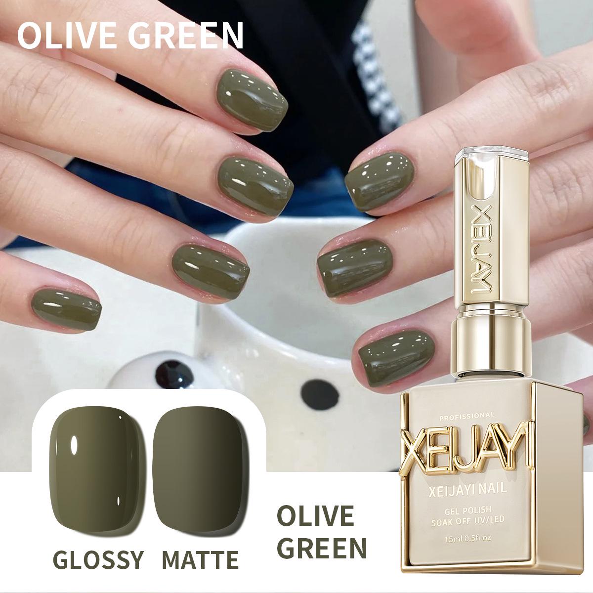 

2025 Туманный лес Авокадо Зеленый Гель-лак - Осенне-зимняя Отбеливающая УФ Серия