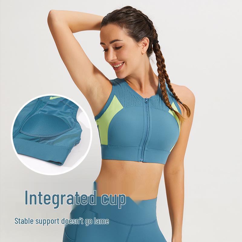 Women's Quick-Dry Breathable Lycra Sports Bra - Plus Size