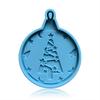 Christmas Silicone Resin Mold Non-stick Molds Xmas Themed Mould Indoor Home Restaurant Homemade Artcraft Casting Moulding