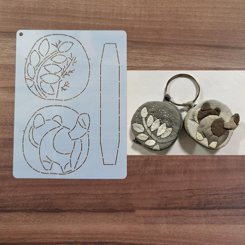

Household Embroidery Template Soft Coin Purse Mold Stencil Professional DIY Sewing Tools China Mainland