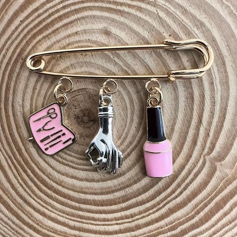 

Fashion Waist Clip Brooch & DIY Accessories for Manicure Tools - Creative Mother s Day Gift (Anti-Exposure Design)