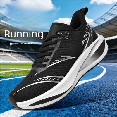 Men's Racing Running Shoes Four Season New Soft-sole Comfort Casual Sneakers Fashion Student Breathable Light Speed Sports Shoes
