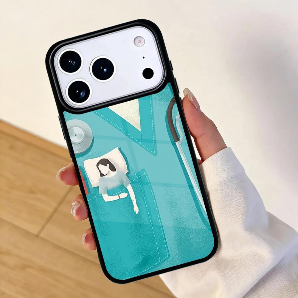 Medicine Doctor Nurse Mobile Phone Case for IPhone 17 AIR 16pro Max 15 14 13 12 11 Bumper Cover