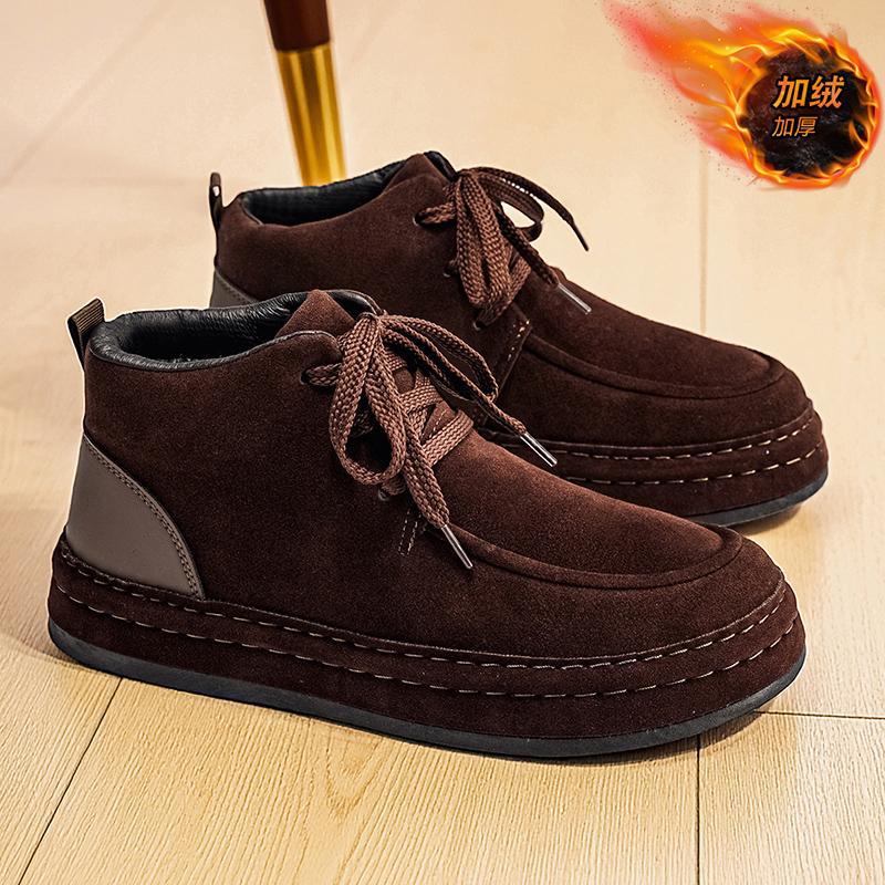 22 Осень-Зима матовая кожаная обувь-улитки высокие ретро Birkenstock Мартинсы повседневная кожаная обувь Doudou обувь кеды для скейтборда 39 коричневый