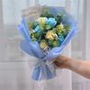 Artificial Flower Bouquets with Ribbon Soap Flower Petals Bouquets Gift for Valentines Mother Day Thanskgiving Christmas