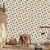 Lions Wallpaper White, Orange and Green for Living Room and Bedroom 50x1000