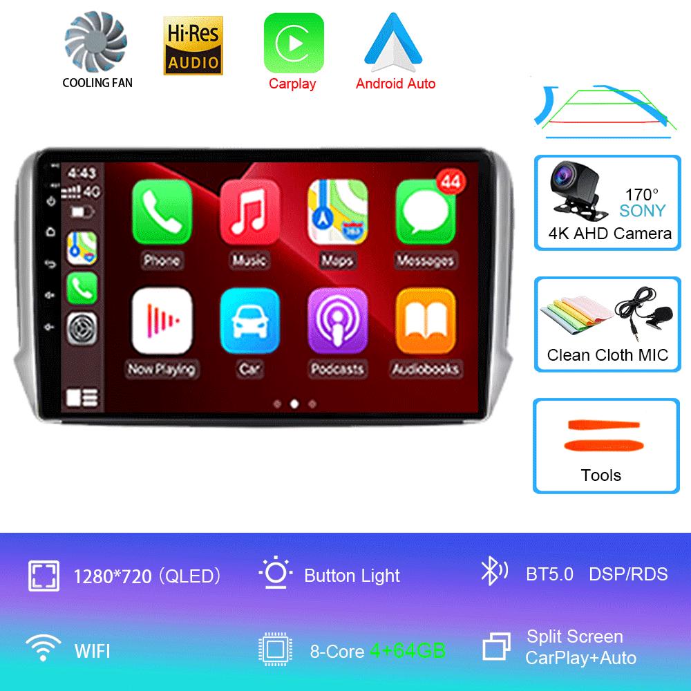 Android 14 For Peugeot 2008 208 Series 2012 2013 2014 2015 - 2018 Multimedia Stereo Car GPS Player Navigation Radio Video Player