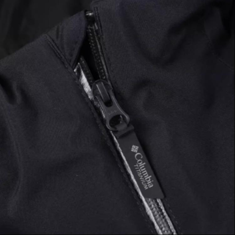 Columbia Winter 3-In-1 Hooded Logo Zipper Long Sleeve Down Inner Jacket Skiing Waterproof Windproof Warm Jacket Men Jackets Black WE2454-010