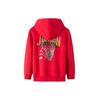 Sport Casual Knit Hoodie For Kids Kids Tops Gym-Red JD2212113GS-002