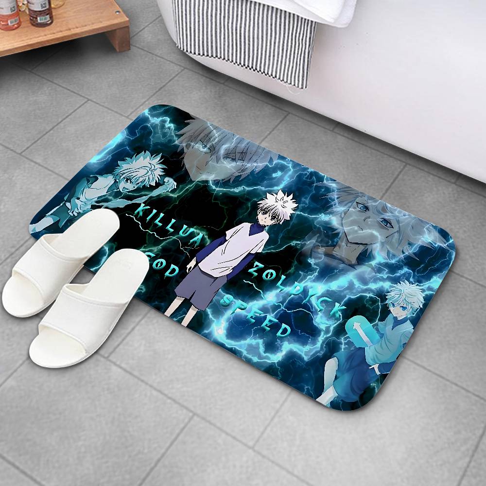 H-Hunter-X-H-Hunter K-Killua Floor Mat For Living Room Cushions Modern Soft Fluffy Home Rug For Children's Bedroom Play Carpet