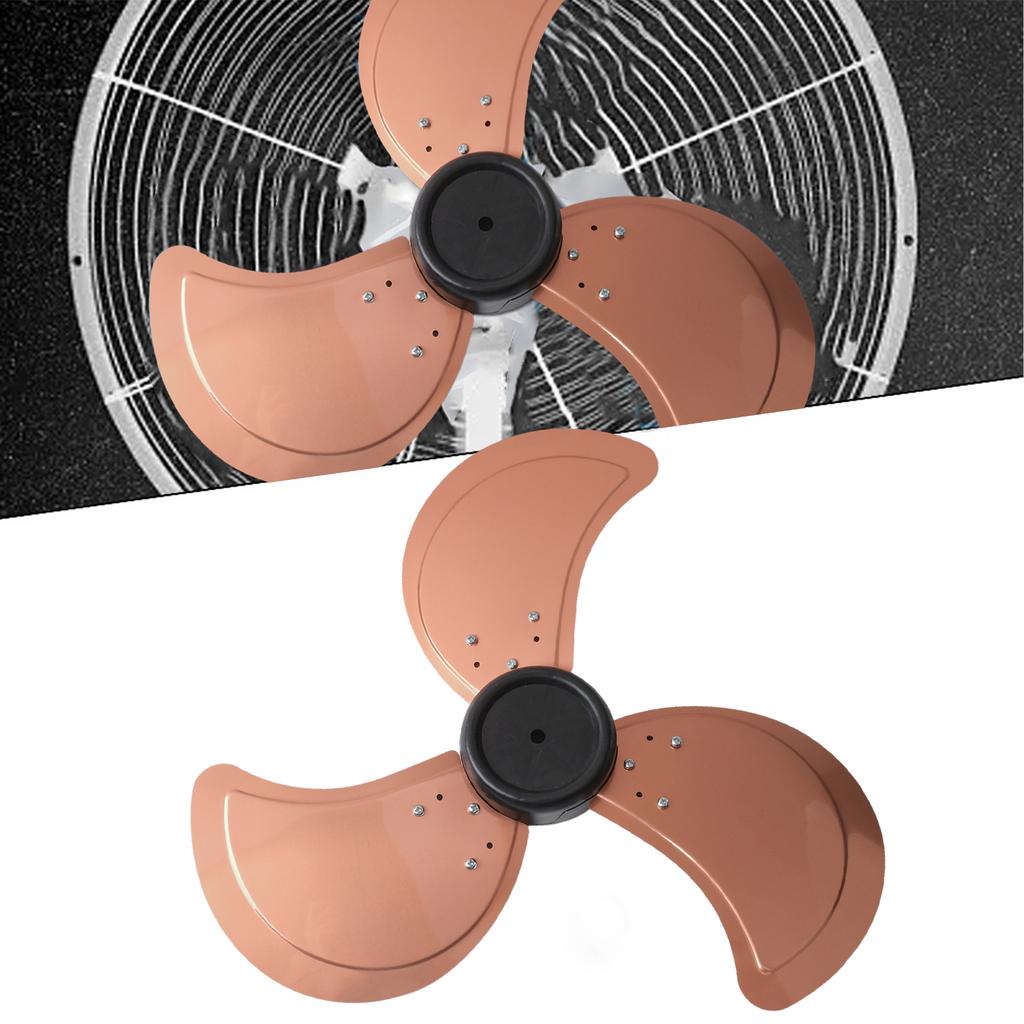 Electric Fan Blades Fan Replacement Parts Easy Installation Lightweight Aluminum Nut Cover Included 16 Inch 36cm Office Use