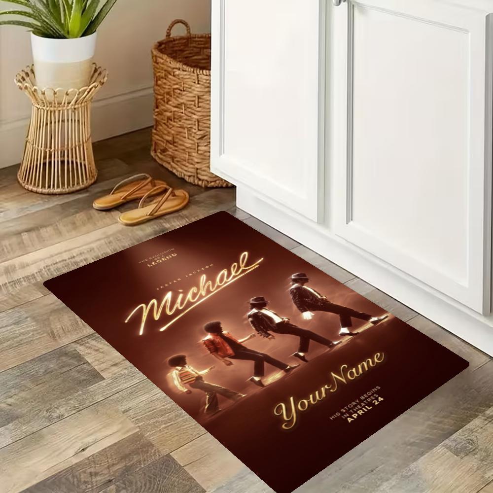 Michael Jackson Customize Your Name Kitchen Rug Runner Rug Laundry Mat Hallway Entryway The Best Gift Choice